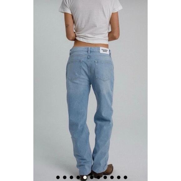 Dairy boy Relaxed Straight Leg Denim - Light Wash size 30. Slouchy denim grunge - Picture 2 of 10